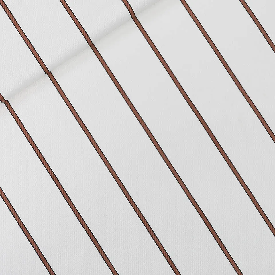 Canvas gabardine twill grayed white verticals - See You At Six